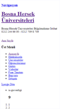 Mobile Screenshot of bosnauniversitesi.com